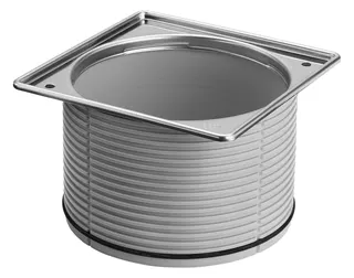 Viega Aufsatzrahmen Advantix 4949.3 in 150x150 Chromnickelstahl – Bild 2