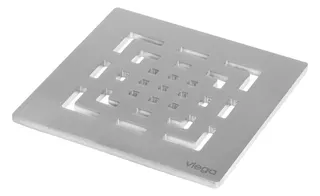 Viega Rost 4929.2 in 150x150mm Edelstahl matt-vernickelt – Bild 3