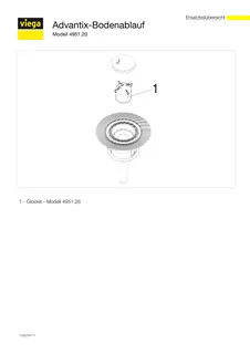 Viega Bodenablauf 4951.20 in DN50 Kunststoff grau – Bild 5