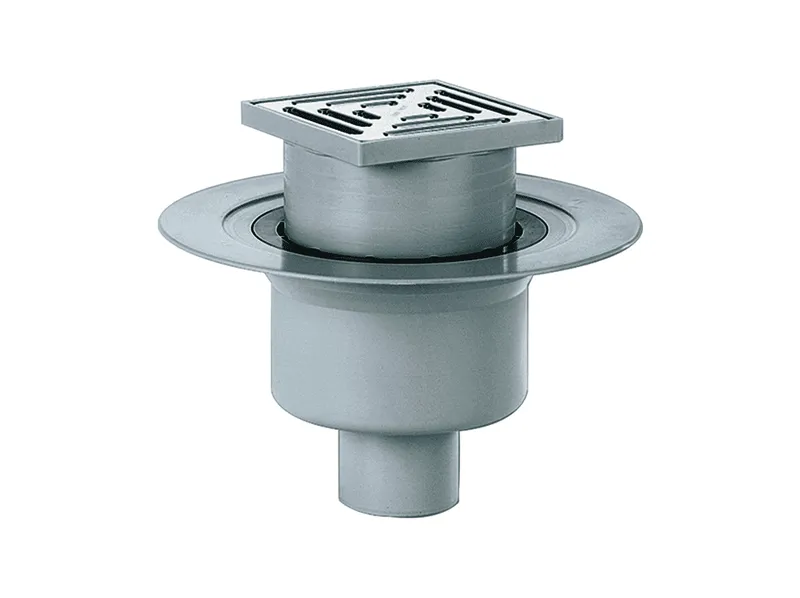 Bodenablauf 61 HT/KE, DN 100, 150 x 150 mm