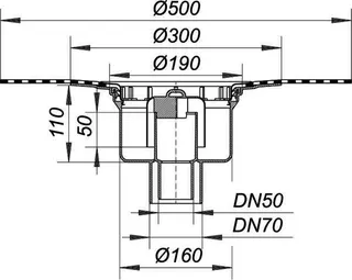 Ablaufgehäuse 61 HT DallBit, DN 50/DN 70 – Bild 3