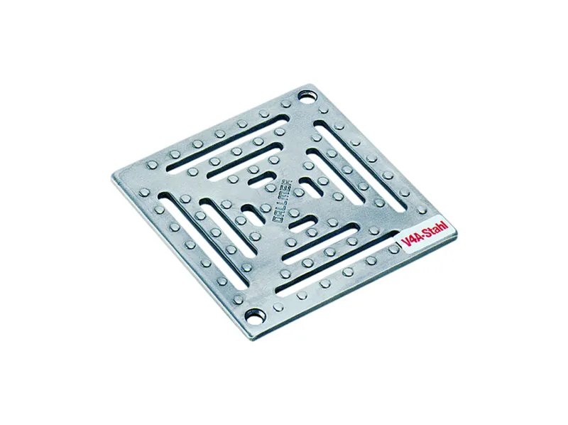 Rost RHS 140, 1,5 mm, rutschh., verschr., 140 x 140 mm