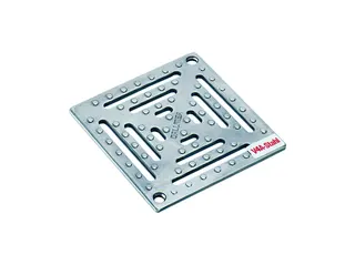 Rost RHS 140, 1,5 mm, rutschh., verschr., 140 x 140 mm