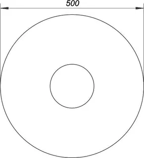 Anschluss-Manschette S 15, PVC-weich, d: 500 mm – Bild 3