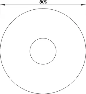 Anschluss-Manschette S 15, PVC-weich, d: 500 mm – Bild 4