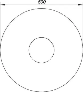 Anschluss-Manschette S 15, EPDM, d: 500 mm – Bild 3