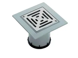 Aufsatz PVC-KEN 10, Rost verschr., 150 x 150 mm