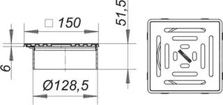 Aufsatz VC 15 seitenverstellbar, 150 x 150 mm – Bild 3