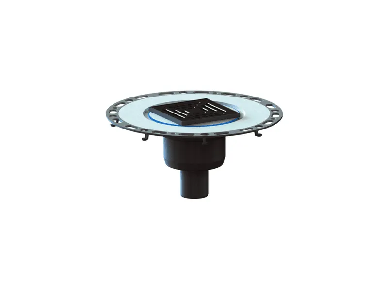 Bodenablauf TistoPlan K 12 senkrecht, DN 50, 120 x 120 mm