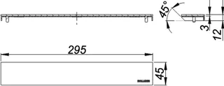 Abdeckung CeraWall Individual Design Edelstahl matt – Bild 3