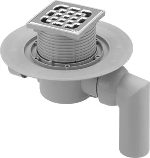 Viega Badablauf 4935.3 in 40x50mm Kunststoff grau – Bild 2