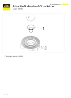 Viega Bodenablauf Advantix 4955.15 in 70mm Kunststoff grau – Bild 4