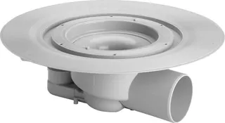 Viega Bodenablauf Advantix 4955.15 in 100mm Kunststoff grau – Bild 2