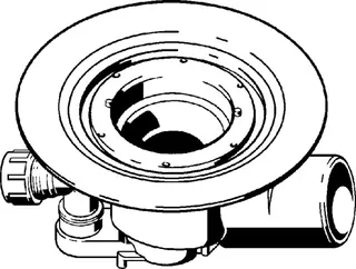 Viega Bodenablauf Advantix 4955.15 in 100mm Kunststoff grau – Bild 3