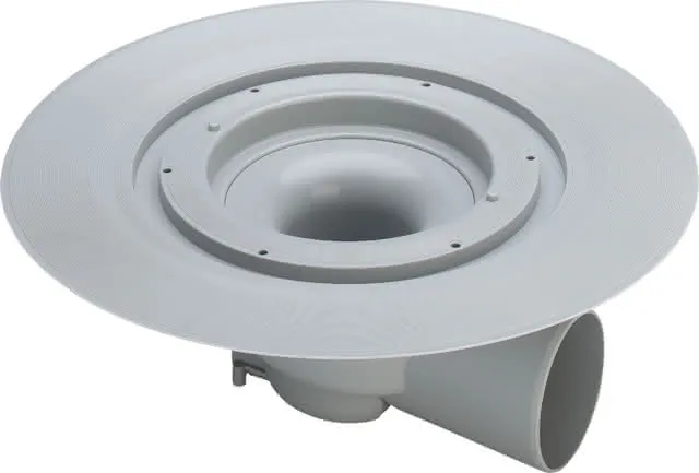 Viega Bodenablauf Advantix 4955.25 in 100mm Kunststoff grau