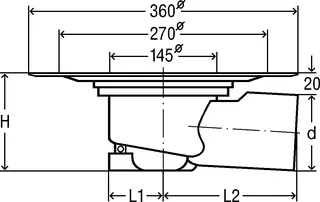 Viega Bodenablauf Advantix 4955.25 in 100mm Kunststoff grau – Bild 4