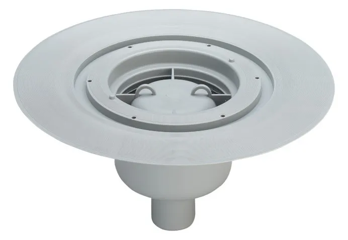 Viega Bodenablauf Advantix 4951.15 in 100mm Kunststoff grau