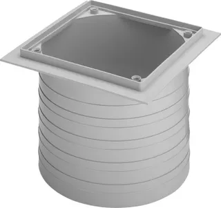 Viega Höhenausgleichsstück 4992 in 150mm Kunststoff grau – Bild 2