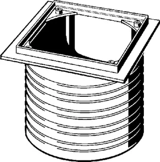 Viega Höhenausgleichsstück 4992 in 150mm Kunststoff grau – Bild 3
