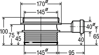 Viega Höhenausgleichsstück 4957 in 40mm Kunststoff grau – Bild 4