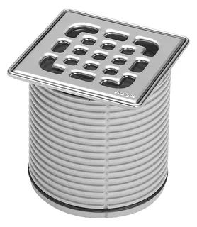 Viega Aufsatz 4934.2 in 100x100mm Kunststoff grau – Bild 2