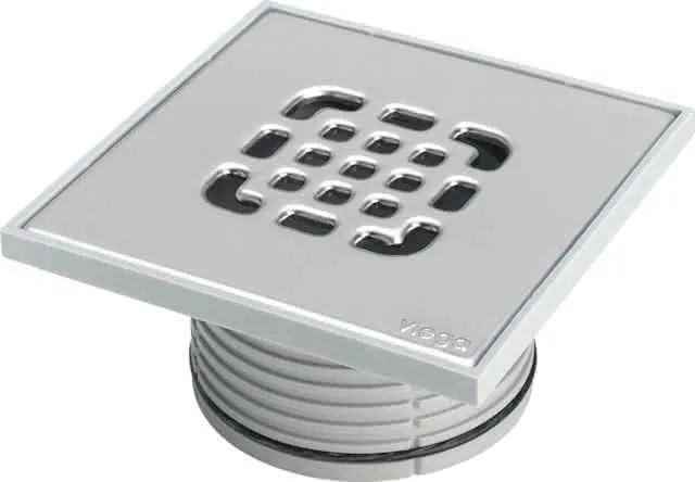 Viega Aufsatz 4934.4 in 150x150mm Kunststoff grau