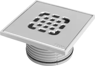 Viega Aufsatz 4934.4 Rost verschraubt in 150x150mm Kunststoff grau – Bild 2