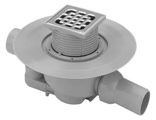 Viega Badablauf 4921.6 in DN40xDN50 Kunststoff grau – Bild 2