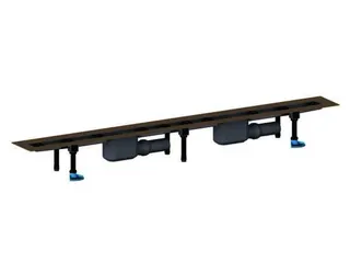 Duschrinne CeraLine F Duo 2000 mm, DN 50 – Bild 1