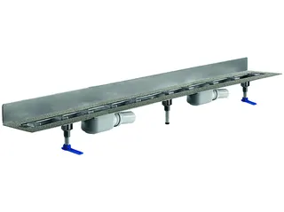 Duschrinne CeraLine Plan W Duo 2000 mm, DN 50