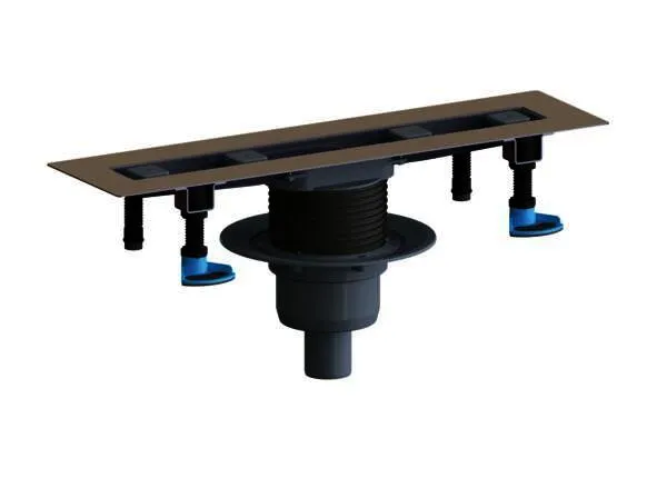 Duschrinne CeraLine senkr. F 700 mm, DN 50