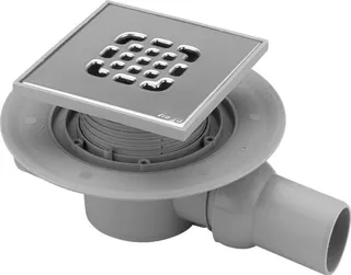 Viega Badablauf 4935.2 in 40x50mm Kunststoff grau – Bild 2