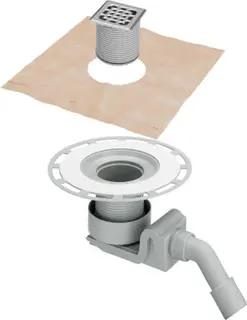 Viega Ablaufgarnitur 4927 in DN40xDN50 Kunststoff grau
