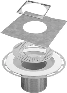 Viega Aufstockelement Advantix 4994.1 in 150x150mm Chromnickelstahl – Bild 2