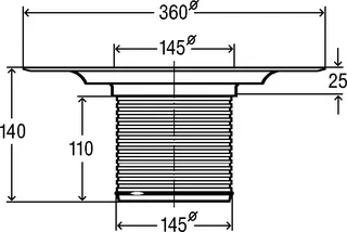 Viega Aufstockelement Advantix 4994.1 in 150x150mm Chromnickelstahl – Bild 4