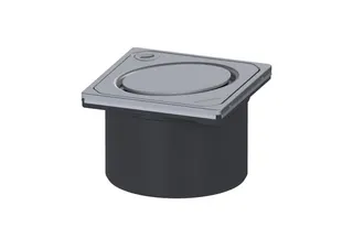 KESSEL-Aufsatzstück Designrost Oval, V2A, Lock & Lift, L 15
