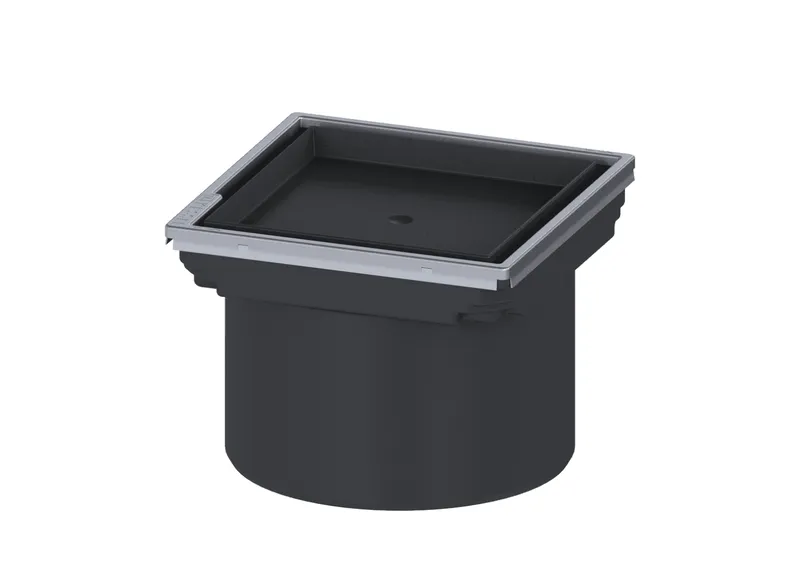 KESSEL-Aufsatzstück befliesbar, V2A, K 3