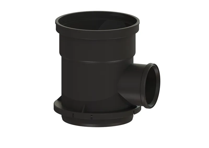 KESSEL-Verlängerungsstück System 200, seitlicher Zulauf DN 100