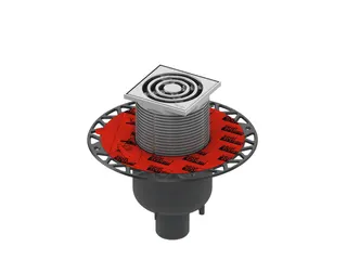 TECEdrainpoint S 130 Ablaufset senkrecht mit Seal System Univ.fl.