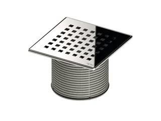 TECEdrainpoint S Rostrahmen Edelstahl 150 x 150 inkl. Designrost "quadratum"