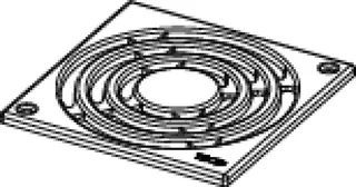 TECEdrainpoint S Designrost Edelstahl 150 x 150 verschraubbar – Bild 5