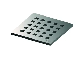 TECEdrainpoint S Designrost "quadratum" Edelstahl 100 x 100