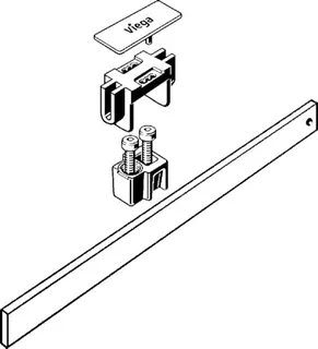 Viega Stegrost SR1 Advantix 4965.60 in 200mm Edelstahl matt – Bild 3