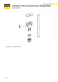 Viega Stegrostset SR4 Advantix 4965.63 in 200mm Edelstahl weiß – Bild 5