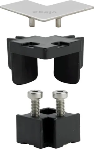 Viega Fertigbauset Advantix 4965.51 in Edelstahl schwarz