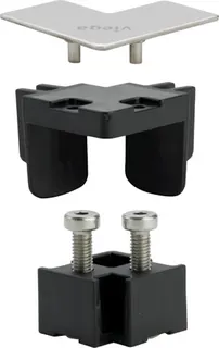 Viega Fertigbauset Advantix 4965.51 in Edelstahl schwarz