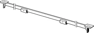 Viega Stegrost SR3 Advantix 4965.32 in 300-1200mm Edelstahl schwarz – Bild 3