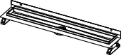 TECEdrainline Duschrinne mit Wandaufk. und Seal System Dichtband, 1500 mm – Bild 4