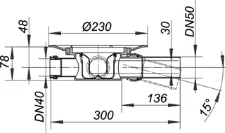 Ablaufgehäuse 42/3, 3 Zuläufe DN 40, DN 50 – Bild 4