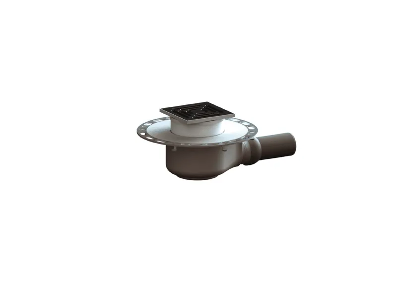 Bodenablauf TistoDrain CKC 12, DN 50, 120 x 120 mm